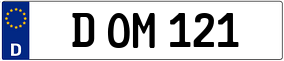 Truck License Plate